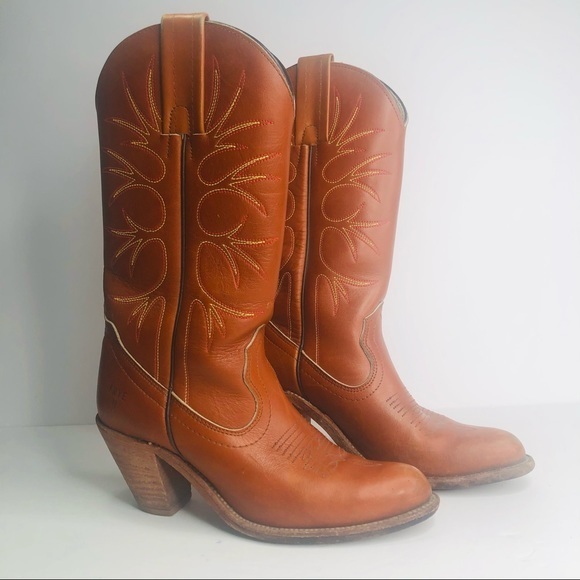 Frye Cowboy Tall Boots #7 - Picture 1 of 13